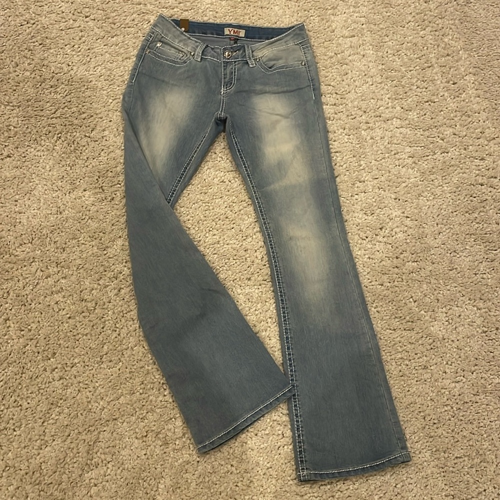 YMI Jeans, Size 9. Barely worn, no stains or imperfections.